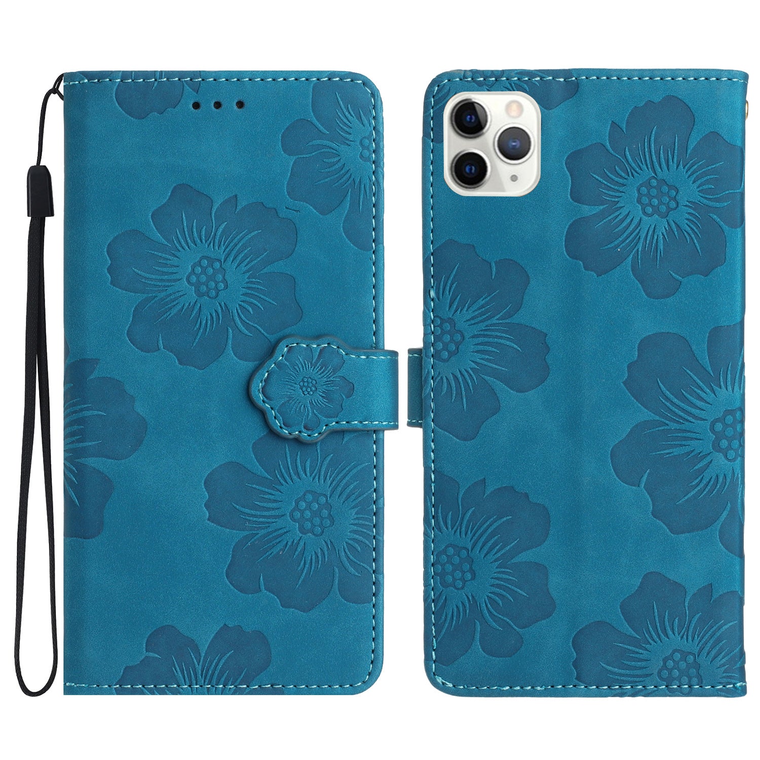 For iPhone 11 Pro Flowers Imprint Flip Stand Phone Case PU Leather Wallet Shockproof Cover For iPhone 11 Pro Flowers Imprint Flip Stand Phone Case PU Leather Wallet Shockproof Cover